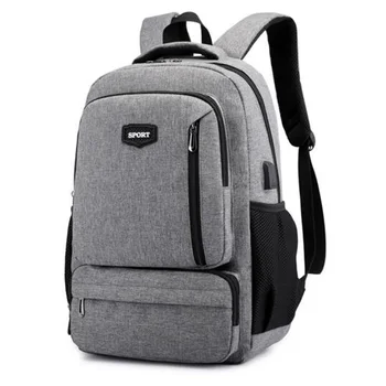 

USB Interface Men Women Backpacks Young College School Bag Large Capacity Laptop Bag Business Backpacks Travel Bag Mochila