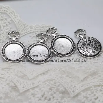 

Antique Silver Metal Cameo Pattern 20mm Round Pendant Blanks Cabochon Pendant Settings Charms Jewelry Findings 10pcs 7945