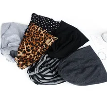 1 шт лента для волос для девочек Популярные оголовье Спорт повязка на волосы для девушек с капюшоном Leopard Полосатый Мода ультра широкая лента для волос G0407