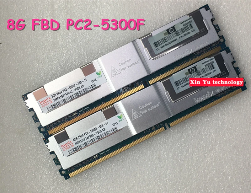 8GB DDR2 667MHz 8G PC2-5300 2Rx4 FBD ECC Серверная память FB-DIMM ram 240pin пожизненная Гарантия