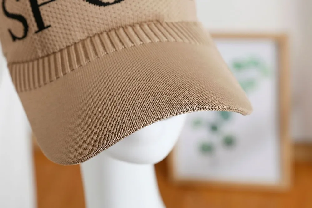 Летние для женщин Женский взрослых повседневное гибкие Вязание Snapbacks имеет Гольф кепки Кепка с козырьком от солнца Спорт Письмо