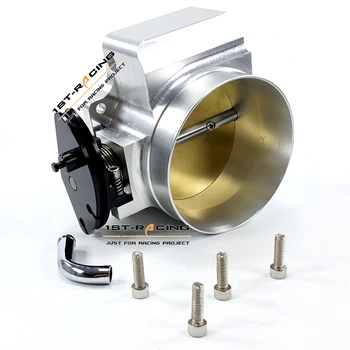 

FOR GM 3 LS1 LS2 LS3 LS6 LS7 LSX CNC BOLT CABLE ALUMINUM 102MM 4" THROTTLE BODY 1ST