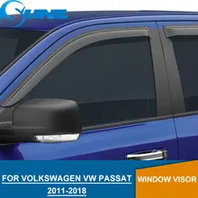for Volkswagen VW PASSAT 2011-2018 Window Visor for VW PASSAT SEDAN 2011 2012 2013 2014 2015 2016 2017 2018 Accessories SUNZ