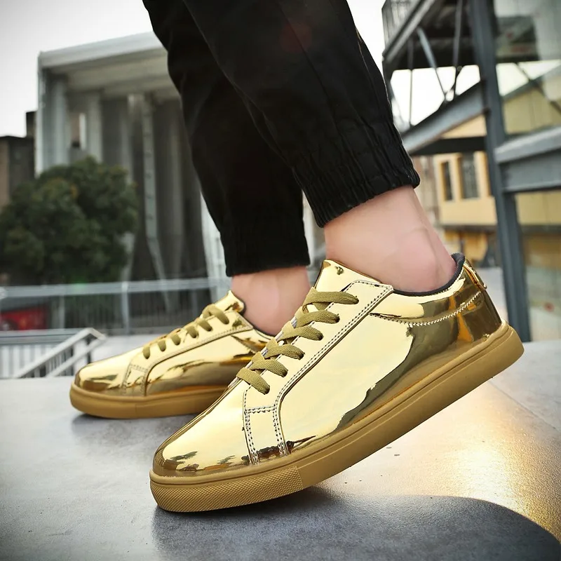 gold colour shoes online