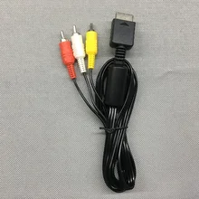 FZQWEG Высокое качество RCA к AV Аудио Видео кабель ТВ Ведущий для игровой станции для PS1/PS2/PS3 консолей