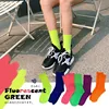 CHAOZHU Teenager Younger Neon Fluorescent candy color thread loose solid funny party women socks bright harajuku skarpetki meias ► Photo 3/6
