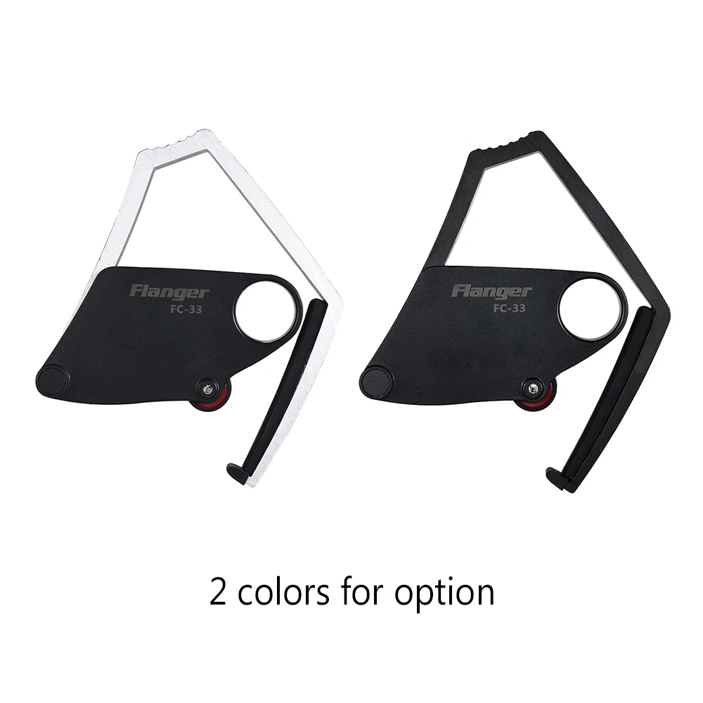 

Flanger FC-33 Innovative Folk Guitar Capo Clamp with 1pc Multi-thickness Guitar Pick for Electric and Acoustic Tuba Guitar