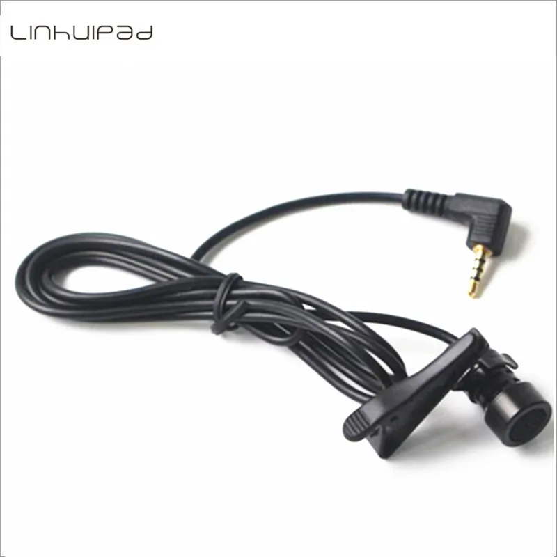 Linhuipad 2.5mm Clip on lapel collar microphone Lavalier Tie On Mic For Wireless Bodypack Transmitter | Электроника