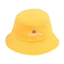 Для взрослых женщин и мужчин клубника Милая Рыбацкая шляпа солнцезащитный козырек Спортивная Кепка летняя женская пляжная Солнцезащитная шляпа 10