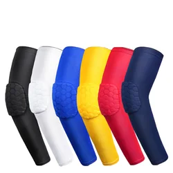 TJ-TingJun Beehive Anti-collision Arm Protection Sports  Running Training Sun Protection Sleeve Summer Basketball Protective