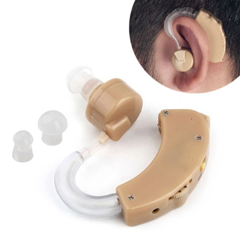 Слуховой аппарат маленький в ухо Невидимый звуковой усилитель Регулируемый тон слуховой аппарат