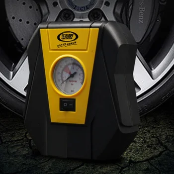 

Outdoor Emergency Portable Electric Car Tire Inflator Pump 12V Car Air Compressor Pump LED Light Inflatable Pump