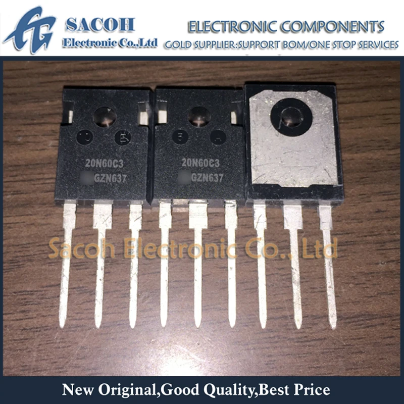 Free Shipping 10Pcs SPW20N60C3 20N60C3 20N65C3 20N60CFD 20N60S5 TO 247 ...