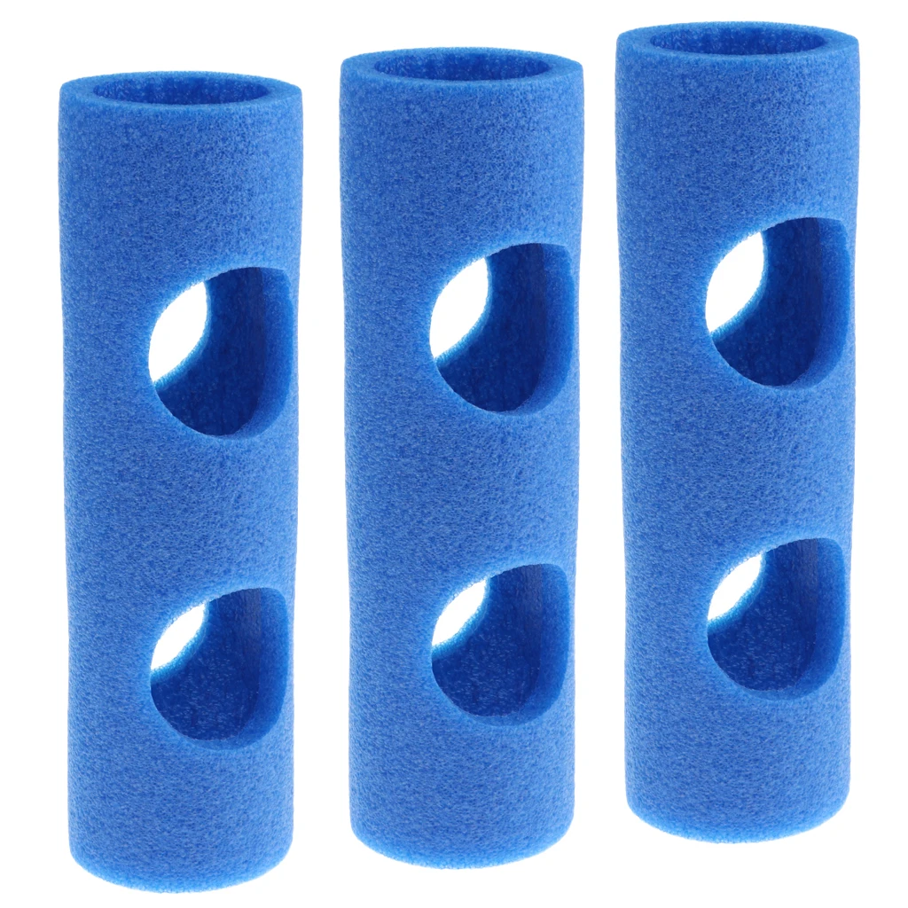 3Pcs Swimming Pool Foam Noodle Connector Builder with 2 Cross Holes - Water Toy Chair Float Bed Connection Joint Accessories