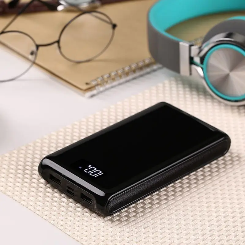 

Dual USB Output 6x 18650 Battery DIY Power Bank Box Holder Case For Mobile Phone Tablet PC