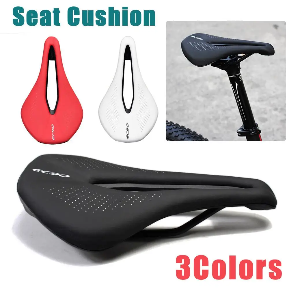 

For EC90 Bicycle Seat Saddle MTB Road Bike Saddles Mountain Bike Racing Saddle PU Breathable Soft Seat Cushion