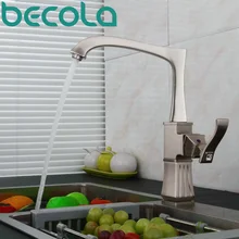 Becola новый дизайн матовый никель кухонный кран на бортике черный античная латунь кухонная раковина смеситель B-1720L