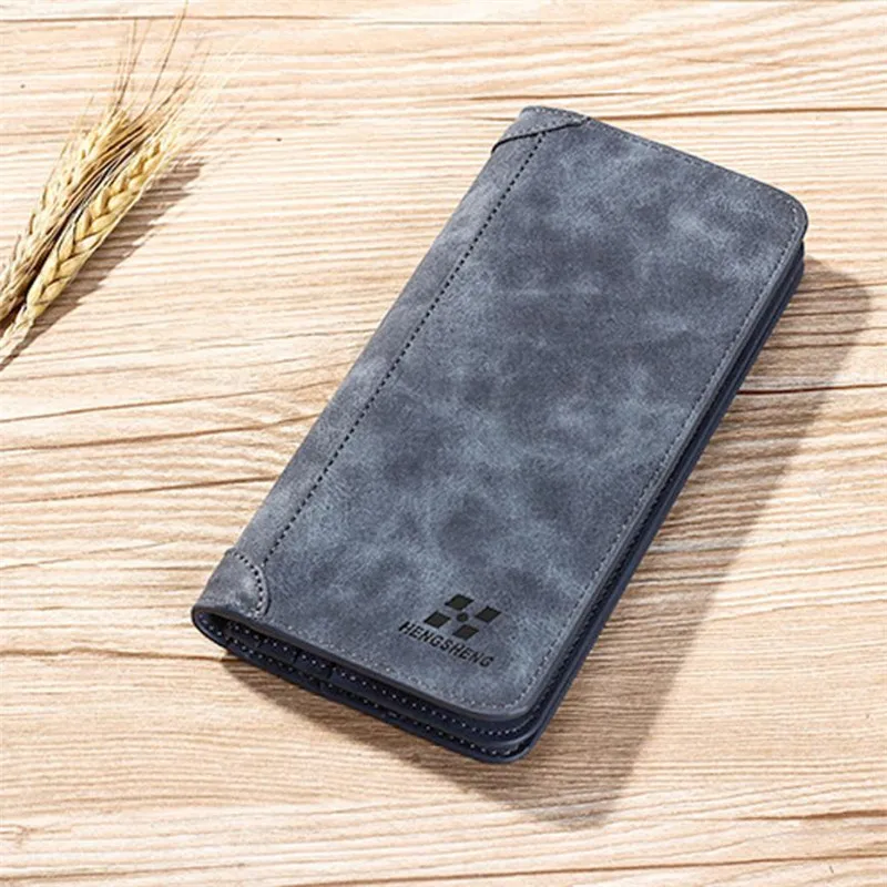 New Fashion Trends Men Wallets Blocking Long Purse Male Leather Wallet Card Holder Purse with Coin Pocket Carteira Masculina New Fashion Trends Men Wallets Blocking Long Purse Male Leather Wallet Card Holder Purse with Coin Pocket Carteira Masculina