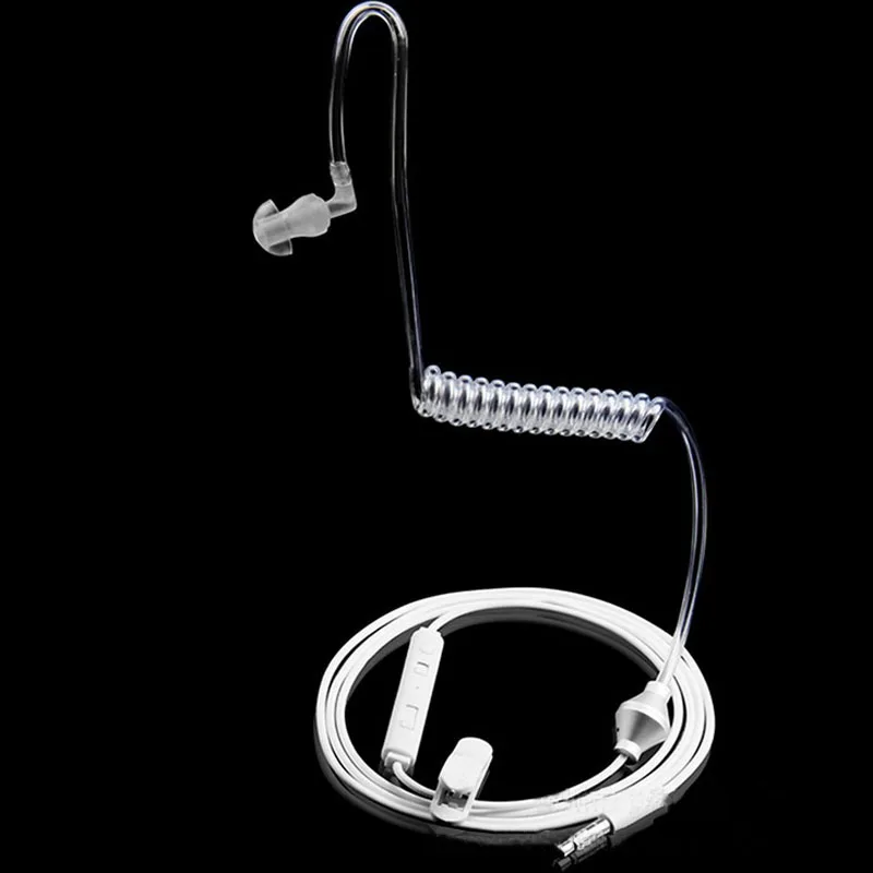 Useful-2016-New-Arrival-White-Stereo-Monaural-Air-Tube-3-5mm-Anti-Radiation-Earphone-Earphones-Handfree