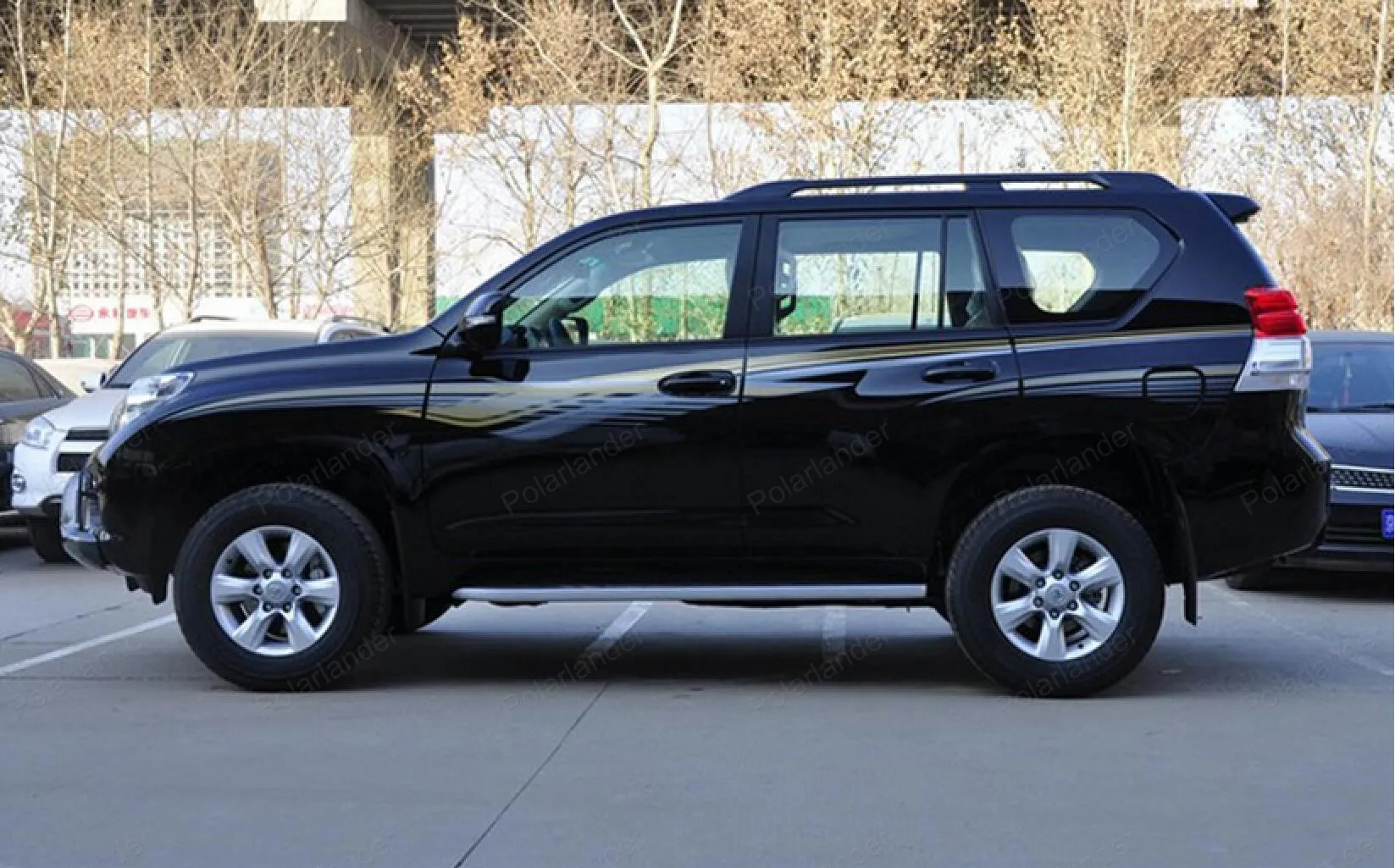 Для Toyota Prado overbearing автомобильные Внешние аксессуары отделка окна отделка из нержавеющей стали полосы