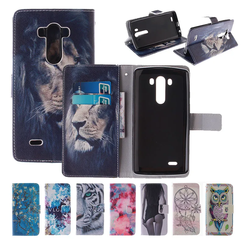 Животное Девушка Красочные Кожа Случай Мобильного Телефона Для Capa Para LG L90 L70 G4 G3/G3