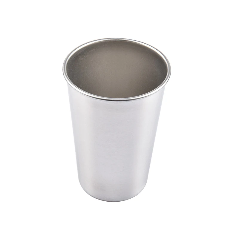 1pcs Stainless Steel Wine Glass Metal Beer Coffee Mug Whiskey Cup Home Milk Cup 30ml / 70ml / 180ml / 320ml Size Wine Glass