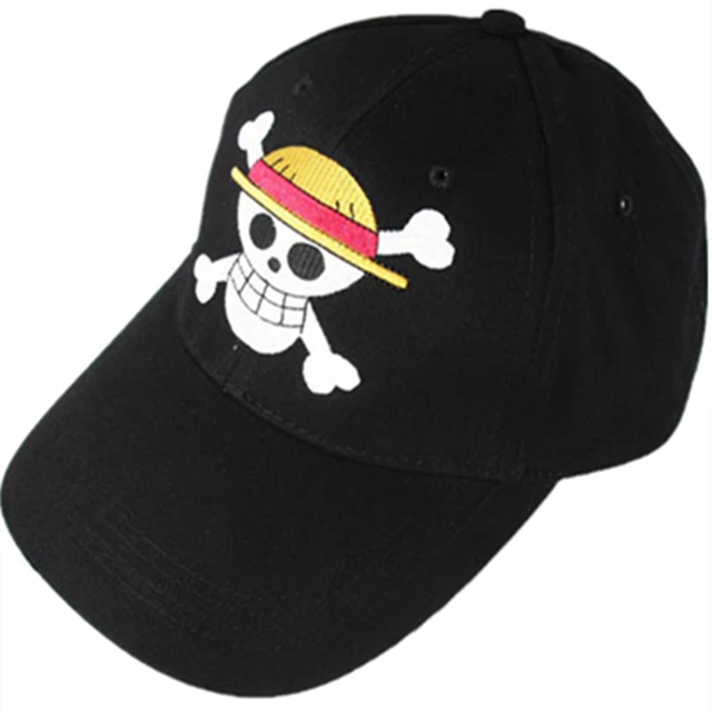 Straw Hat Pirates Monkey D Luffy Skull Heads Baseball Cap hat One