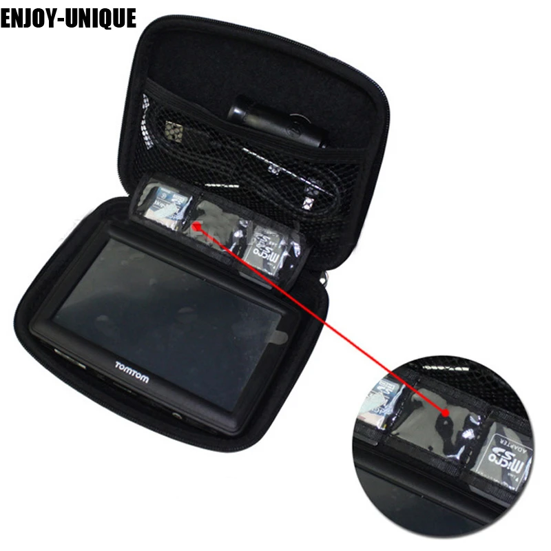 Black Hard Carry Shell Case For Tomtom Start 62 60 Via 62 6'' Gps Sat Nav  With Accessory Storage - Bags - AliExpress