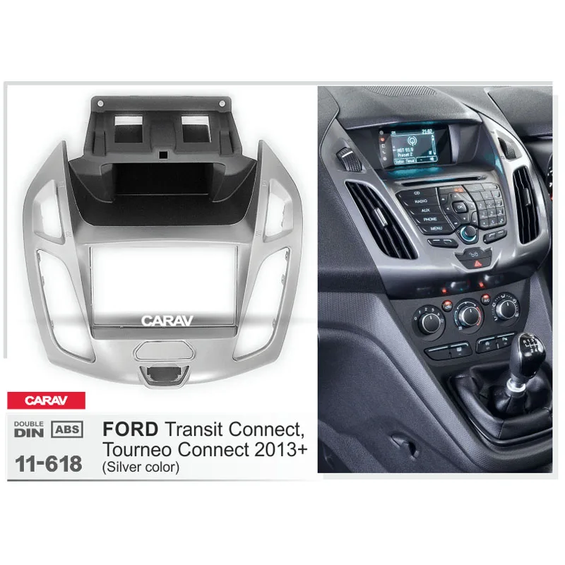 CARAV 11 618 Высококачественная радиопанель для FORD Transit Connect Tourneo 201 комплект установки