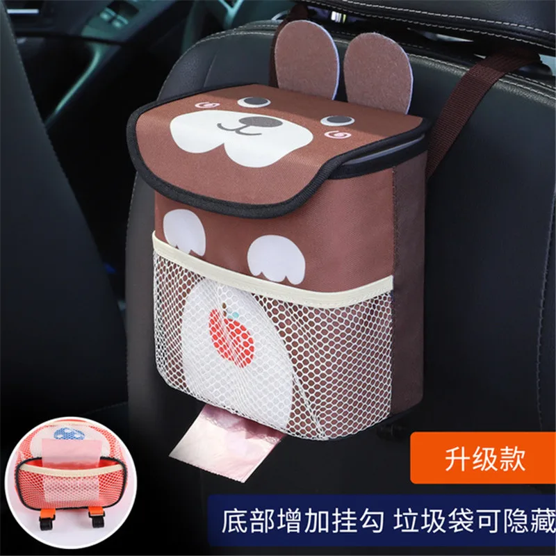 Universal Baby Stroller Bag Organizer Bag Cartoon Design Waterproof Car Hanging Basket Storage Stroller Accessories