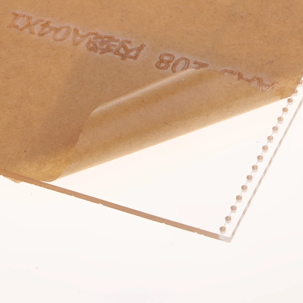 Pack of 6pcs Acrylic Stencil Clear Templates Tote Bag Pattern Leather Craft DIY Sewing Accessory
