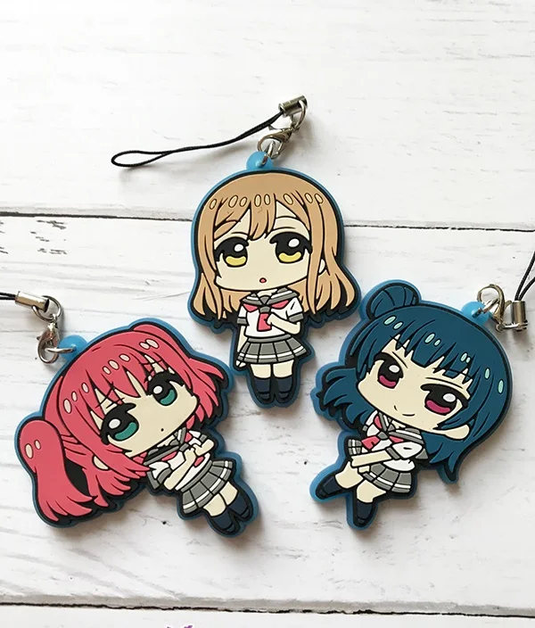 G522 Love Livev Kotori аниме брелок Nico Rin Umi Maki Chika Riko Yoshi Kunikida Kanan резиновый ремешок/Шарм для
