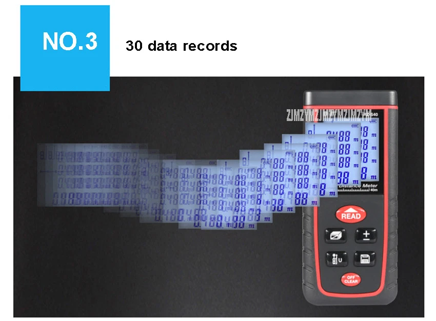 S40 40 м ЖК-дисплей Дисплей лазерный дальномер портативный цифровой лазер дальномер/площадь/объем измерения Тесты инструмент