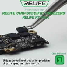 Нержавеющая сталь изогнутый/остроконечный Пинцет для чип для мобильного телефона ремонт