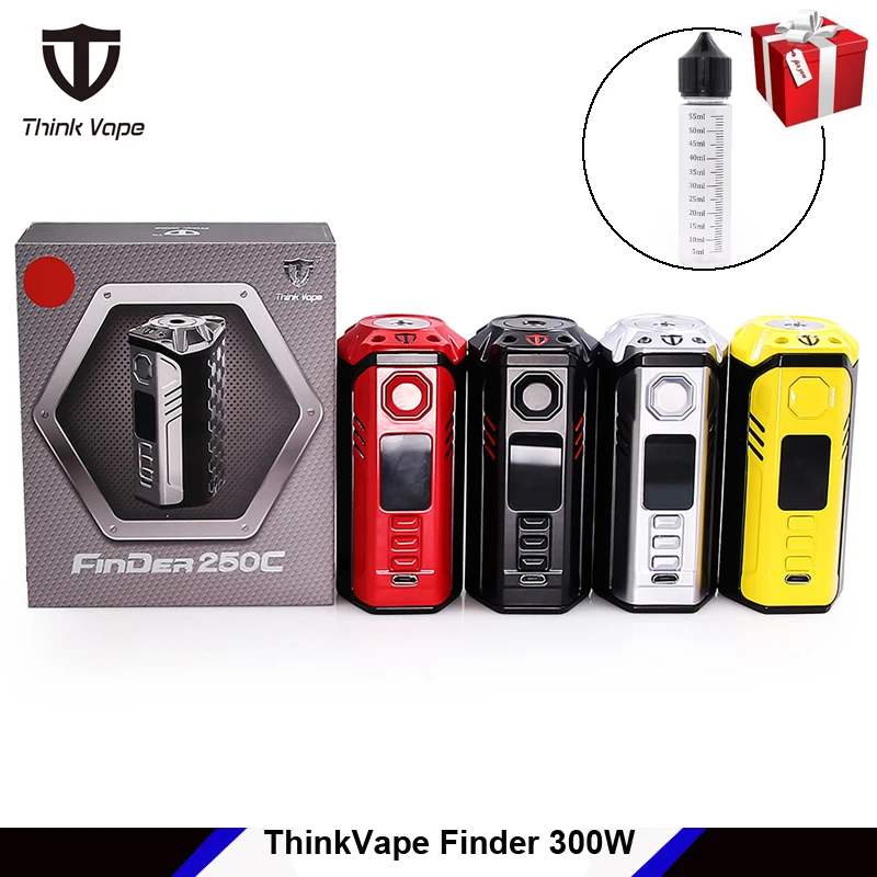 

Original Thinkvape Finder DNA 250C Box Mod powered by Evolv DNA 250C Chip real-time clock Temperature Protection vaporizer vape