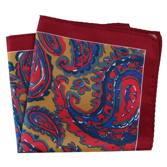DPH004 Pocket Square Портной Смит 30x30 см Карманный квадратный Пейсли Карманный квадратный модный мужской платок цветочный полосатый платок Карманный мужской - Цвет: DPH004 Pocket Square