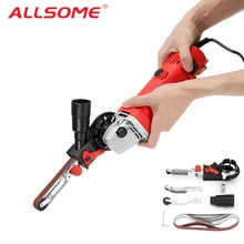 ALLSOME шлифовальный ремень адаптер головой M14 для Электрическая угловая шлифовальная машина деревообрабатывающее шлифование полировки Мощность инструменты HT251