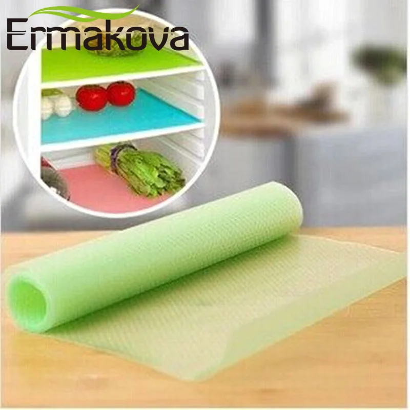ERMAKOVA Multipurpose 4 Pcs/Lot EVA Refrigerator Freezer Mat Anti