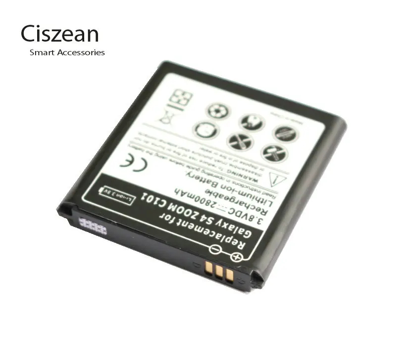 2x2800 mAh B740AC/K/E/U запасная батарея + настенное зарядное устройство для Samsung Galaxy S4 Zoom C101
