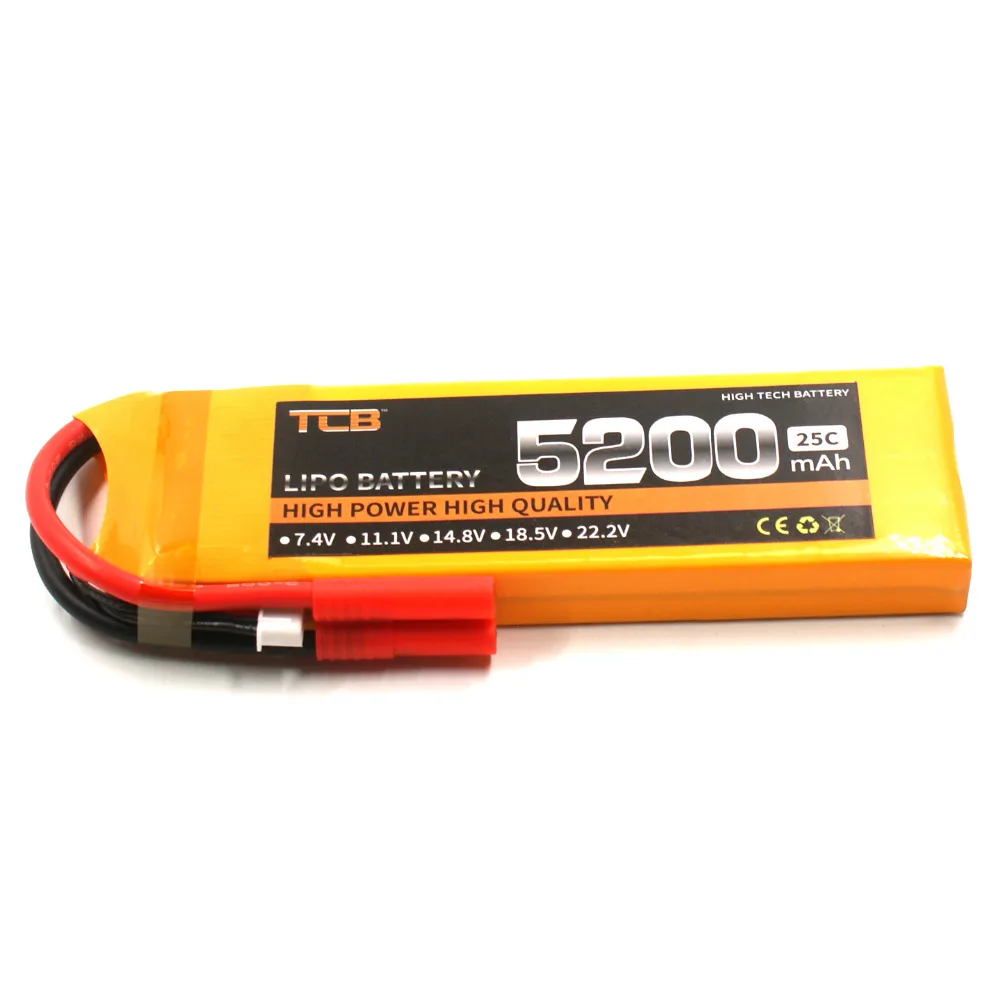 

TCB RC Drone Lipo Battery 7.4v 5200mAh 25C 2s for RC airplane car AKKU free shipping