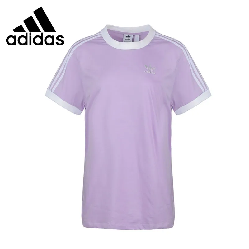 

Original New Arrival Adidas Originals 3 STRIPES TEE Women's T-shirts short sleeve Sportswear