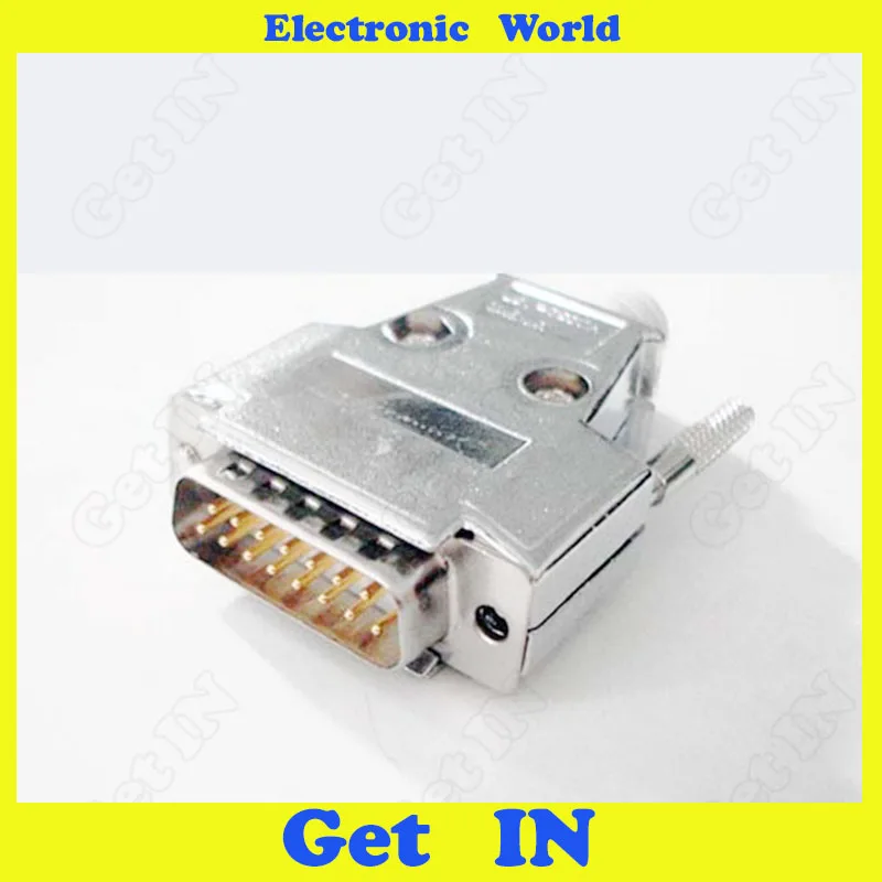 20pcs 3U Gold Plated Double Raw Connector DB15 Male End Plug D-sub In-line Metal Cabinet 2 15 Pin Jack | Обустройство дома