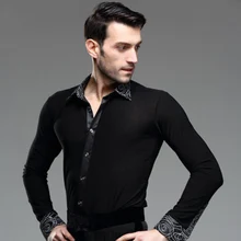 Мужская одежда для латинских танцев, для взрослых, Мужская квадратная рубашка с короткими рукавами, модная одежда для Румба Самба танцы, Одежда для танцев