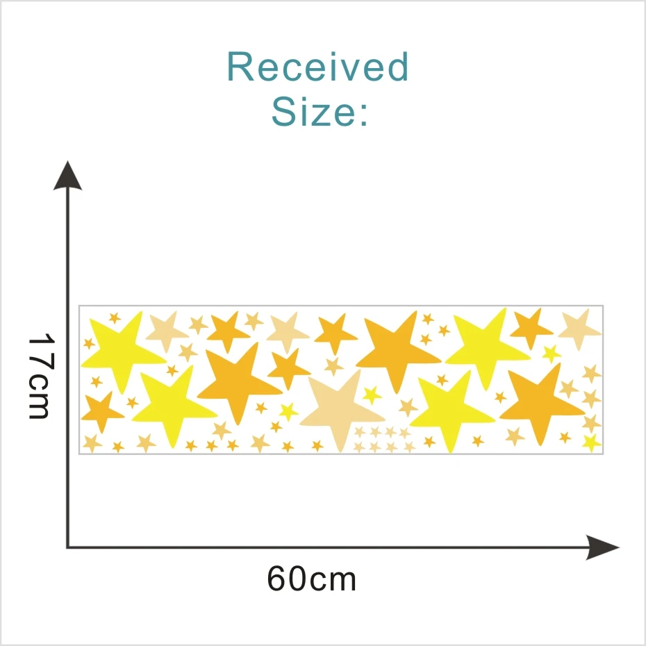 Colorful stars polka dots vinyl wall sticker wall nursery baby room decor art murals removable waterproof wallpaper home decor - Цвет: CCS4041E