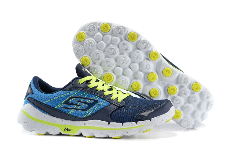 

Brand All Shoes 2016 Skechers Go Run men Running Shoes Blue Color Sneakers Free Shipping
