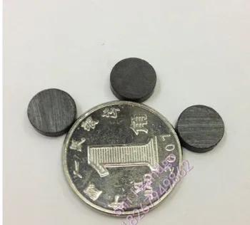 

Magnetic Materials Black circular ferrite magnet common diameter 8mm*2mm