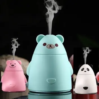 

USB Cute Bear Shape Air Humidifier Steam Diffuser 80mL Mist Ultrasonic Atomizer