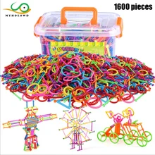 MYHOESWD DIY геометрический разъем, головоломка, строительные блоки, Обучающие кубики, красочные строительные блоки, игрушки для сборки