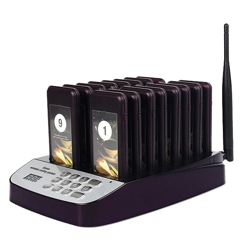 Wireless Coaster Paging System,service request,Self take meal service