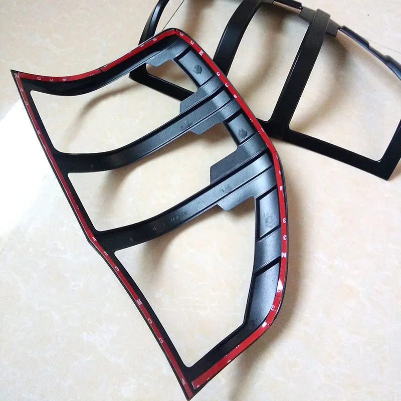 FIT for ranger accessories ABS matte black tail light covers trim fit for T6 T7 T8 xlt 2012-Car styling rear lamp cover Tail Lamp Cover